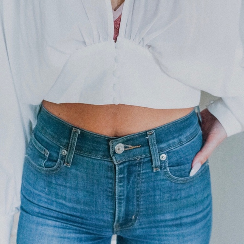 Brand New White BOHO crop top - Picture 6 of 14
